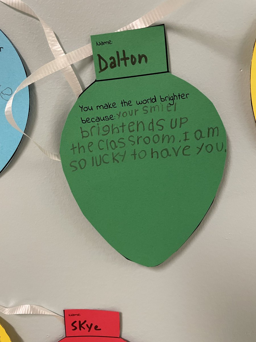 mrshicks9's tweet photo. Our students and staff had so many kind words to say about each other! #dma #family #youmaketheworldbrighter @dunneacademy https://t.co/LAQrsQKMgT