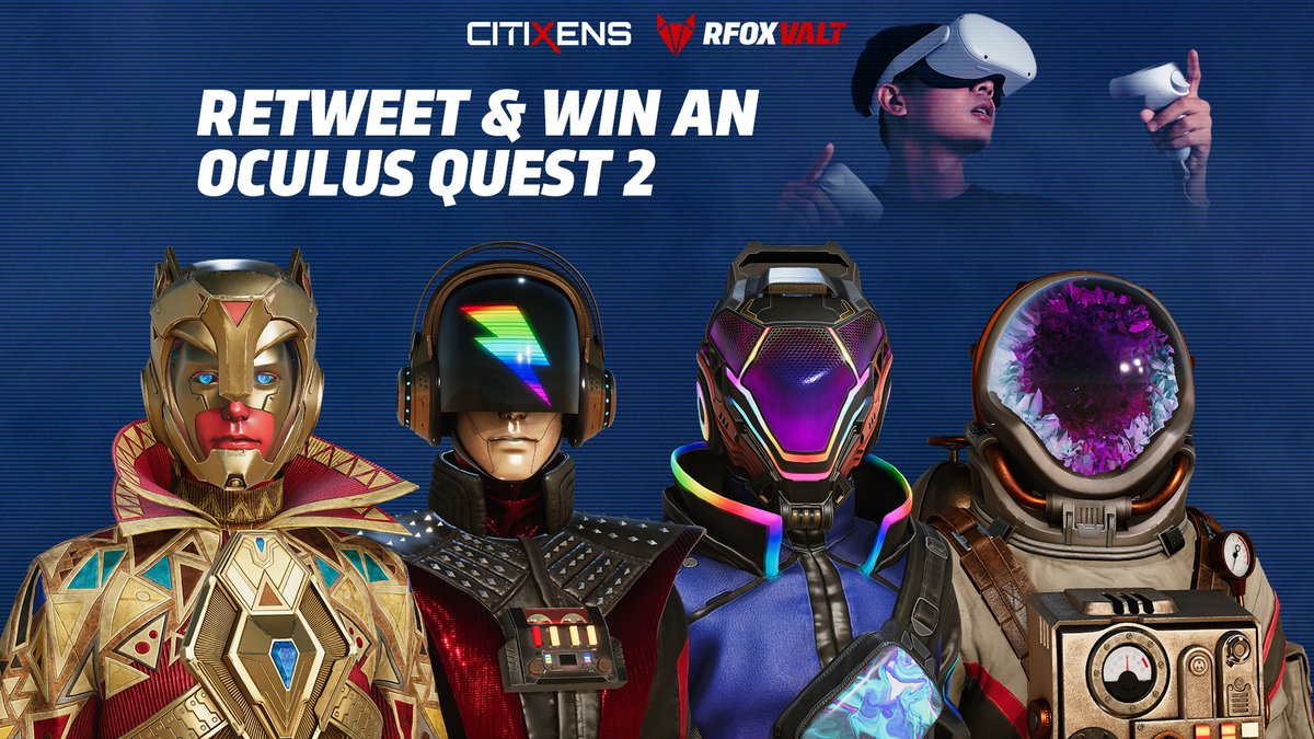RFOX_VALT's tweet photo. Time to get into the festive spirit before the OG Reveal on the 22nd Dec🎄

Retweet this post &amp; stand a chance to win an Oculus Quest 2!*

Only 1,300 OG CitiXens will have premium features, higher benefits, &amp; unique rarities!

OG CitiXens OpenSea:
https://t.co/Hg9KjCjLOO

#OGflex https://t.co/QntItzCQkH