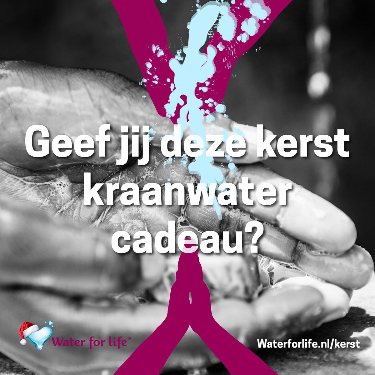 Voor ons in Nederland lijkt water uit de kraan heel normaal. Voor veel mensen is schoon en veilig drinkwater niet vanzelfsprekend. Daar willen wij samen wat aan doen! Geef jij deze kerst kraanwater cadeau? Ga naar waterforlife.nl/kerst en kijk hoe jij kunt bijdragen 💙🎄