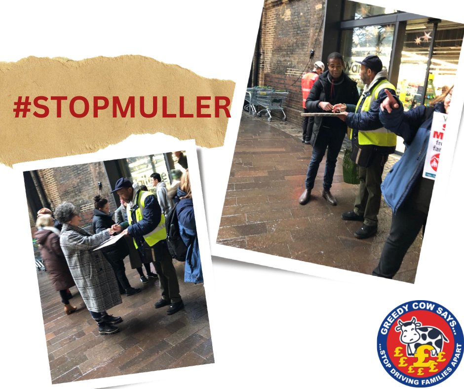 STOP_MULLER's tweet image. #Christmas shoppers at @waitrose are firm in their support of #Müller's loyal driver workforce who are being driven apart from their families. 

Show your support too, sign &amp;amp; share the petition today: megaphone.org.uk/petitions/stop…

@MullerRice 
@_DeclanRice 
#STOPMULLER #RiceRiceBaby
