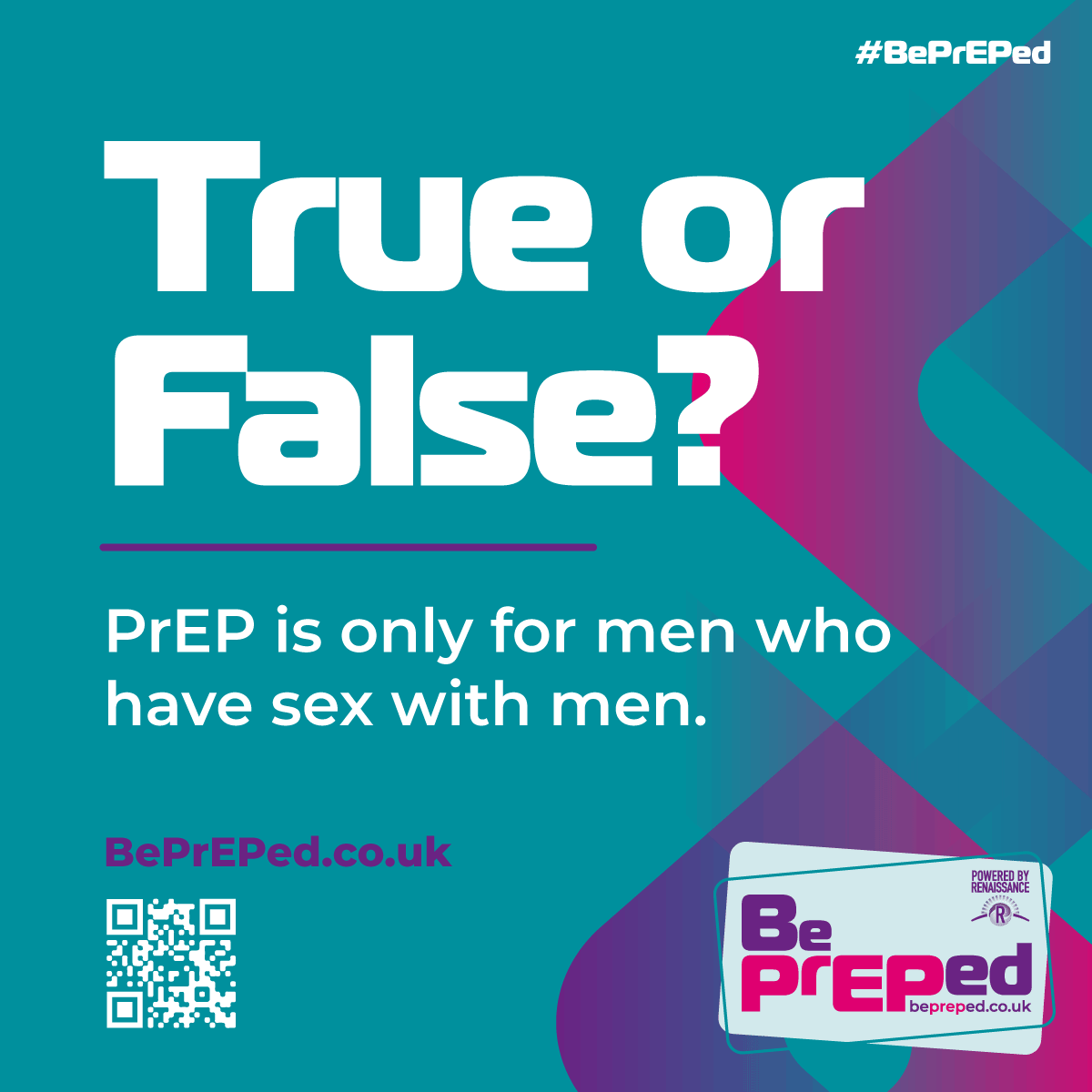 BePreped_Lancs's tweet photo. False. So, so false. A crazy amount of false. False beyond compare.
I think you get the picture.
PrEP is for ANYONE who is at risk of HIV.
#bepreped #prep #hiv #uequalsu #trueorfalse #prepforwomen https://t.co/zBNi8zSg6R