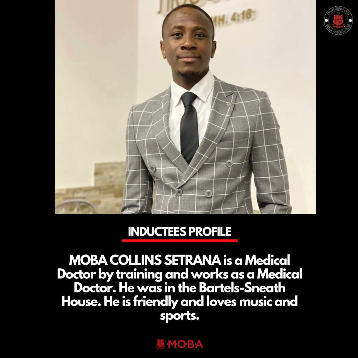 mobafraternity's tweet photo. MOBA INDUCTEES 🔴⚫️

#MOBAINAUG #MOBA2013 #MOBA2G13 #MadeInMfantsipim #MOBANational #MOBASECUpdates #DwenHweKan #Botaepa  
#MfantsipimSchool #Mfantsipim #Kwabotwe https://t.co/jbwp2NnGPR