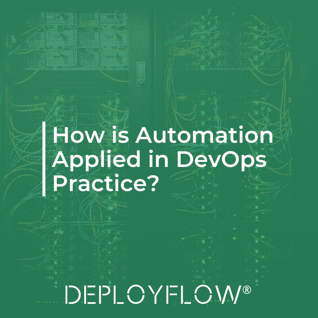 Deployflow1's tweet photo. Automation is important in DevOps practice. In a demanding environment, efficiency and speed are valued, which can be achieved by using Automation in DevOps practice. To learn more about its application, visit https://t.co/6HsLCNsCVi. #devopsautomation https://t.co/7nmuwCEqOp