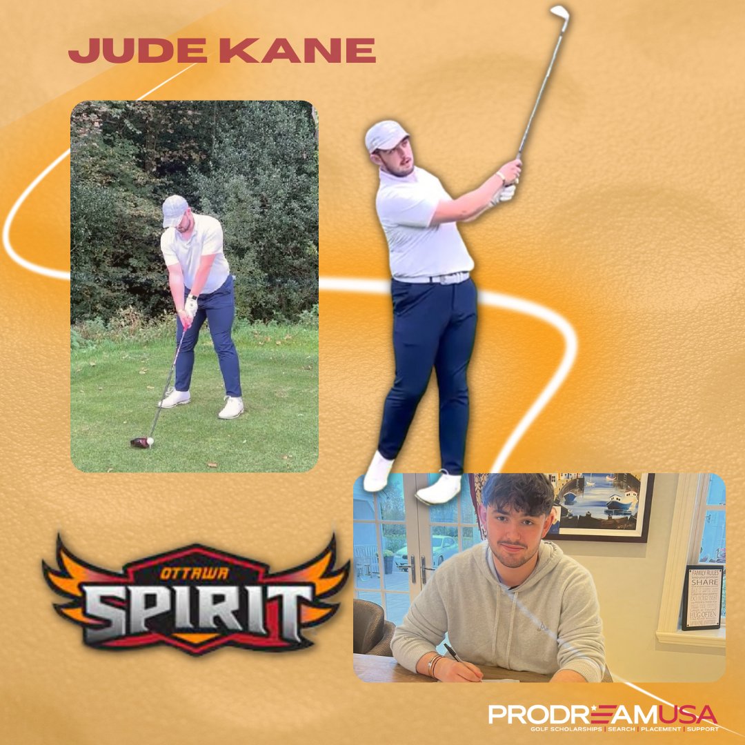 ProdreamUSA's tweet photo. ProDreamUSA client and Northern Ireland native Jude Kane signing for Ottawa University in sunny Arizona!
#teamprodream #collegegolf #futurecollege #golfscholarship #nli #signingday
@OUAZSpirit https://t.co/w98dHso7MU