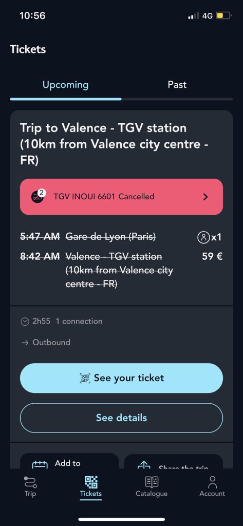 JulieC_H's tweet photo. @SNCF je fais Noël seule à Paris? https://t.co/DSX1qWlHns