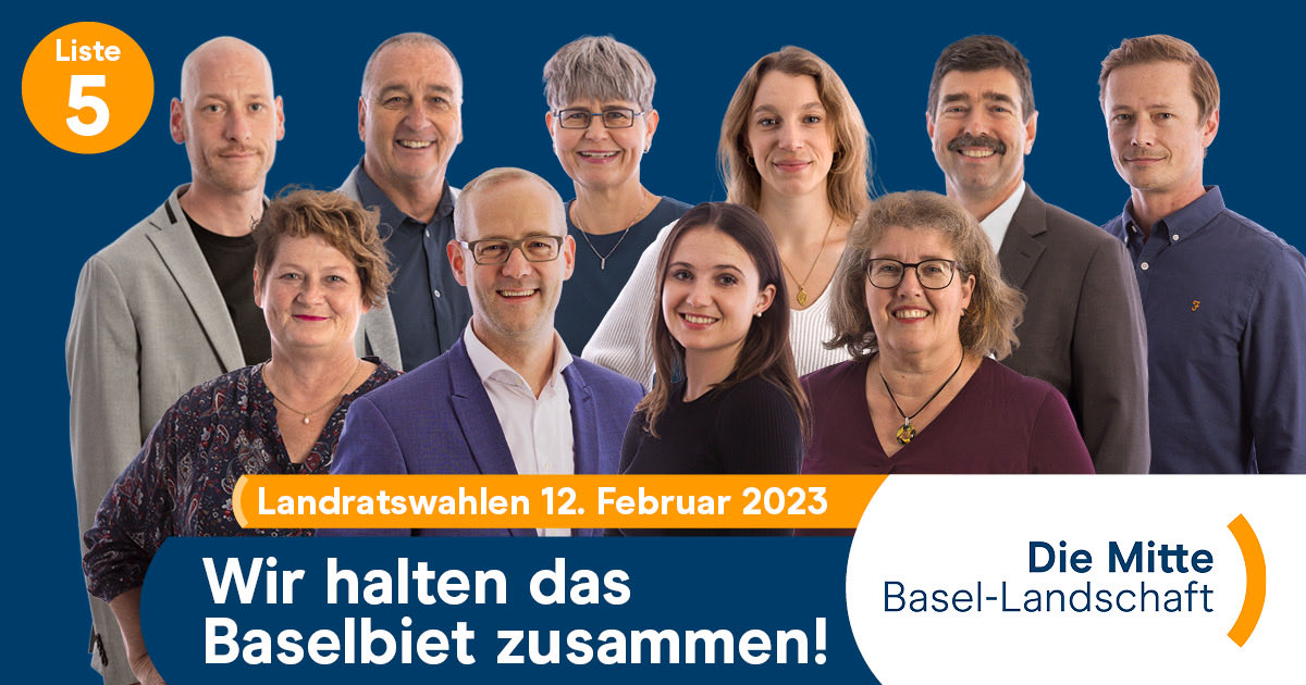 Vielen Dank für eure Stimmen auf Liste 5 am 12. Februar 2023! Ich freue mich auf den Wahlkampf und darauf, mich für die Mitte und unser Baselbiet einsetzen zu können🧡 <a href="/DieMitte_BL/">Die Mitte Basel-Landschaft</a> ⁦<a href="/DieJungeMitteCH/">Die Junge Mitte Schweiz | Jeunes du Centre Suisse</a>⁩ ⁦<a href="/DieJungeMitteBL/">Die Junge Mitte Basel-Landschaft</a>⁩