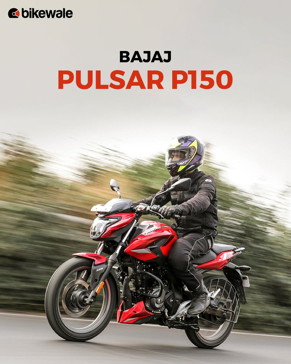 BikeWale's tweet photo. The #BajajPulsarP150 is well put-together and quite impressive as an individual offering. It borrows some of the traits from the older Pulsar, like good engine performance, braking, handling, and a youthful design.
Get more details: https://t.co/yY90pCoANT
#BWPhotos #P150 https://t.co/Rkii20Thwc