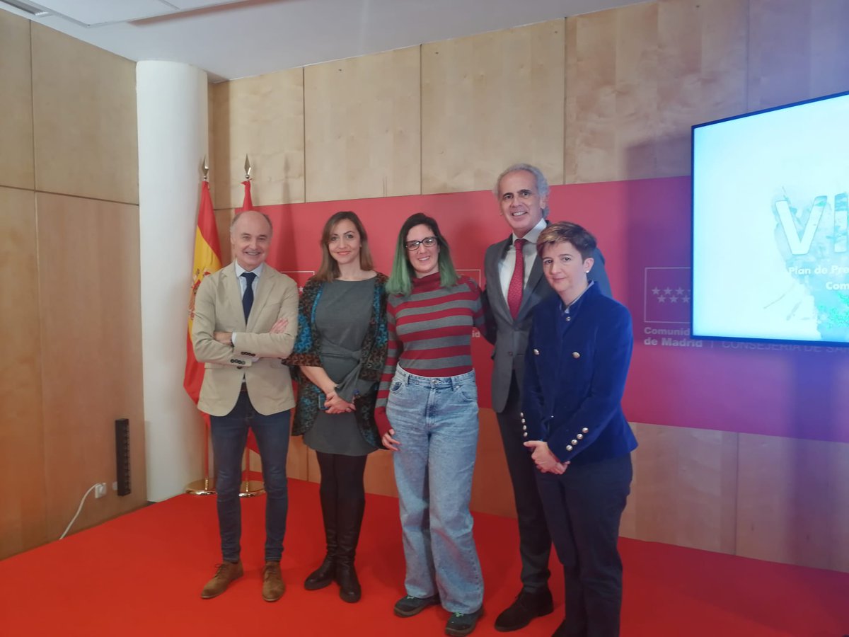 Se ha presentado el primer Plan de Prevención del Suicidio de la <a href="/ComunidadMadrid/">Comunidad de Madrid</a>, en el q se hace hincapié en ofrecer a personas en riesgo el apoyo y el tratamiento en el momento que lo necesiten.

Seguimos trabajando conjuntamente 💪💪  vía <a href="/saludmentalCM/">Federación Salud Mental Madrid</a>
