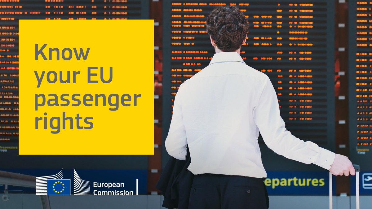 If things go wrong while travelling, the EU has got your back.

✈️🚆🚢🚍 No matter how you travel in 🇪🇺, 
you are protected by a full set of #PassengerRights. 

Be prepared by visiting europa.eu/!bg39vB &amp; download the passenger rights app!

#YourEurope