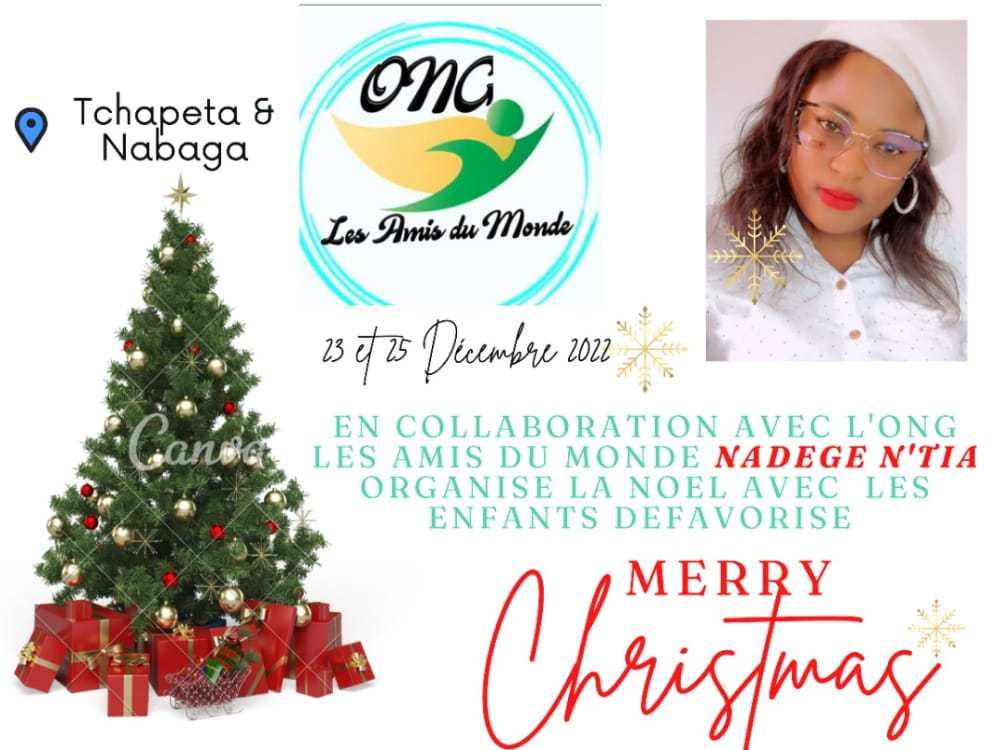 nadege_tia's tweet photo. Cette année nous fêterons Noël avec les enfants défavorisés de #Tchapeta dans la commune de #Boukombe le 23 décembre et avec ceux et celles de #Nabaga dans la commune de #Toucountouna le 25 décembre 2022. https://t.co/peivwTEQrI