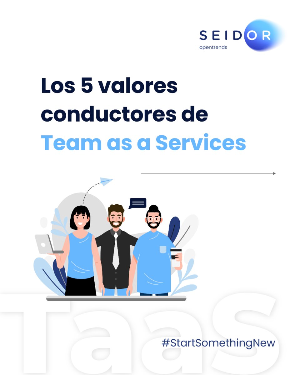 opentrends's tweet image. #TeamAsAService es una propuesta organizativa para lograr el más alto rendimiento de los #EquiposRemotos gracias a sus valores conductores 🚀

Desliza para averiguarlos ☝️

#OpenTips #TaaS #RemoteTeam #RemoteWorking #Agile #BusinessAgility