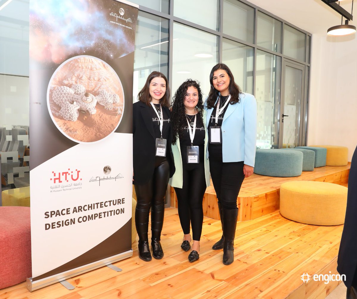 Engicon's tweet photo. Engicon supports its employees by participating in the first-of-its-kind Space Architecture Design Competition by the Jordan Space Research Initiative, in which two of Engicon's employees are core team members.

#Engicon 

#engineering #engineer #technology #construction #design https://t.co/BxvlhKm5F7