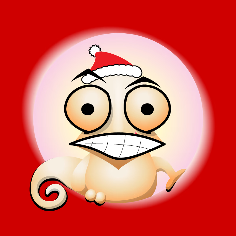 GM Wild Ones! With Christmas nearing, even the #mintcheleons are feeling festive and have put on their Santa hats.