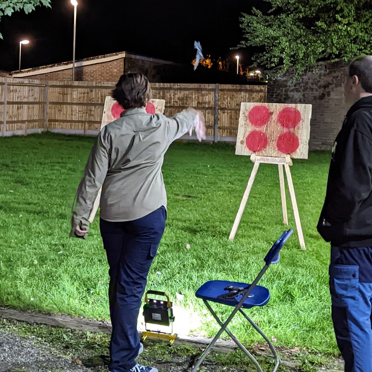2ndIfieldScouts's tweet photo. Advent Calendar 2022 #20
The Explorers made use of our newly trained volunteers as they experienced Tomahawk throwing for the first time, with a variety of success! #scouts #skillsforlife #goodforyou #volunteering #tomahawk #2ndifield https://t.co/yeb0nsXPko
