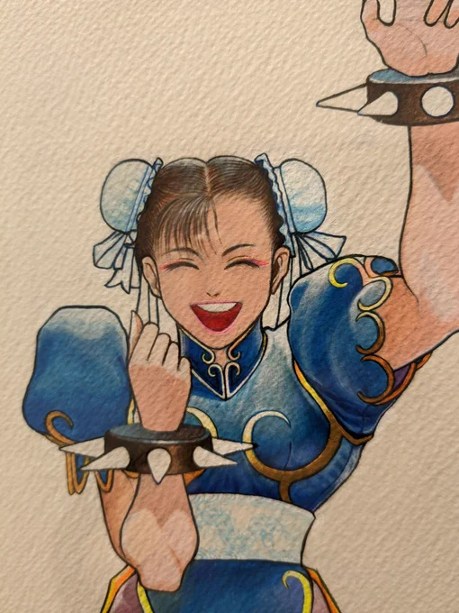この笑顔!#本日のストリートファイター展の一枚 