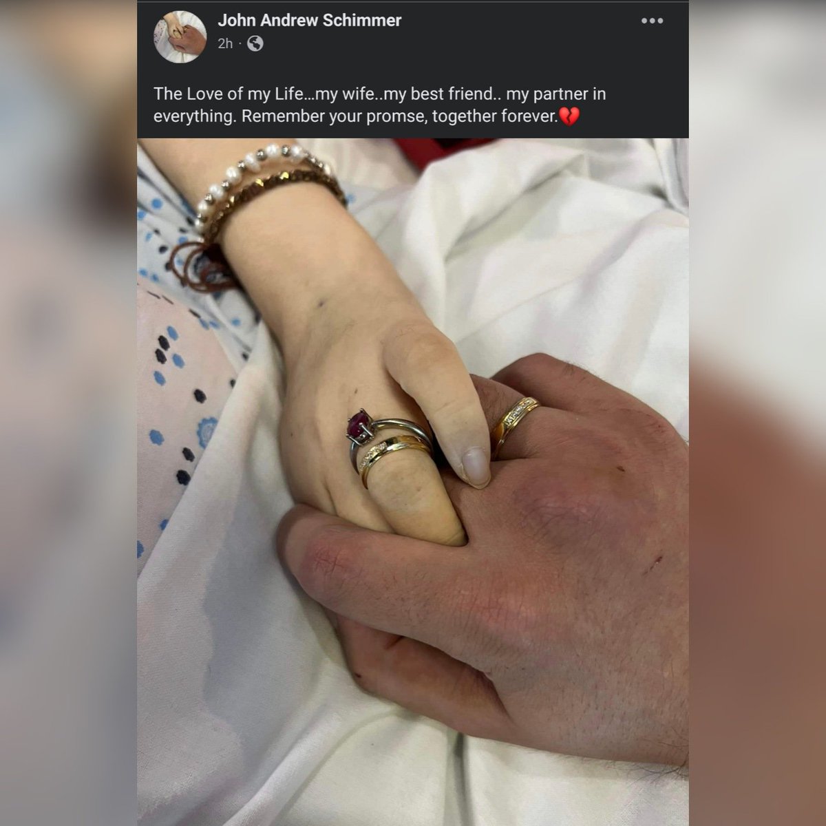 bcgramnet's tweet photo. BREAKING: ASAWA NI ANDREW SCHIMMER NA SI JHO ROVERO, PUMANAW NGAYONG ARAW. RIP ๐
#bcgramnews #bcgramnet #bcgram #andrewschimmer #jhorovero #rip https://t.co/FNlUslD33J
