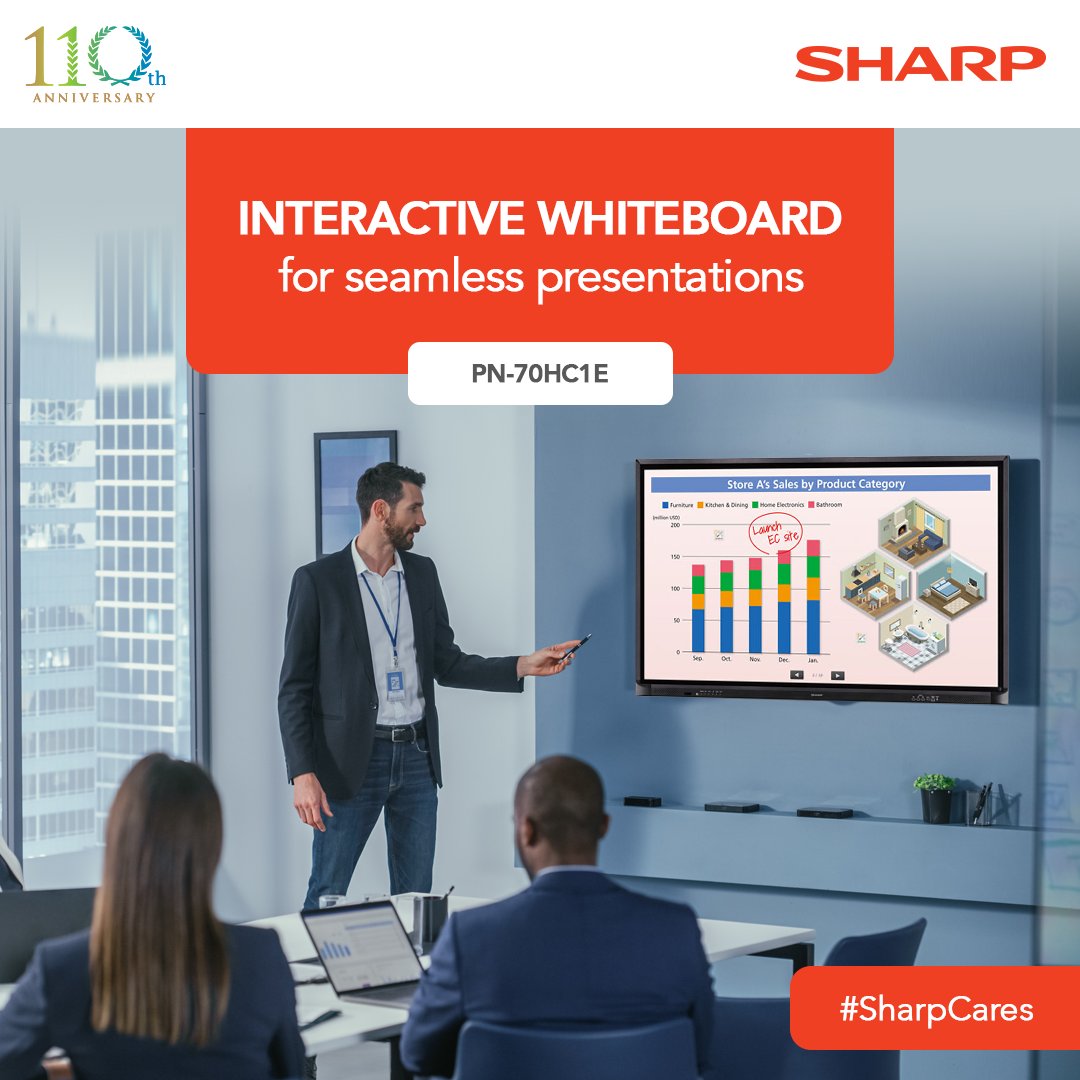 sharp_india_'s tweet photo. This #SHARP All-in-One Smart #Interactivedisplay is simply all you need. A touchscreen monitor that is designed to keep you productive. The panel has an in-built whiteboard function which is a breeze to operate, and also comes with a user-friendly SHARP Pen Software.
#Sharp110 https://t.co/HDvpNe38CP