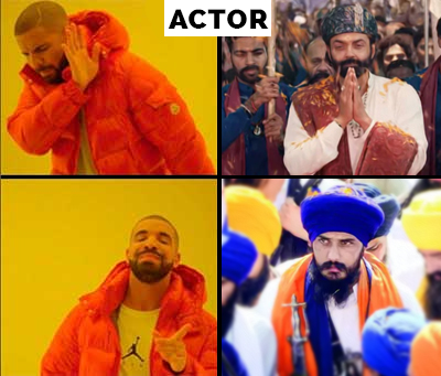 SikhiShaan's tweet photo. And the best actor award goes to one and only #AmritPalSingh 😂🤣
#FakeWarisPunjabDe #FakeAPS #Destruction #neverforget1984 #Khalistan #KhalistanReferendum
#Sikh #Sikhism #Sikh #Deepsindhu #SikhsForJustice
@amardeepgill66 https://t.co/hCdsMCO9dj