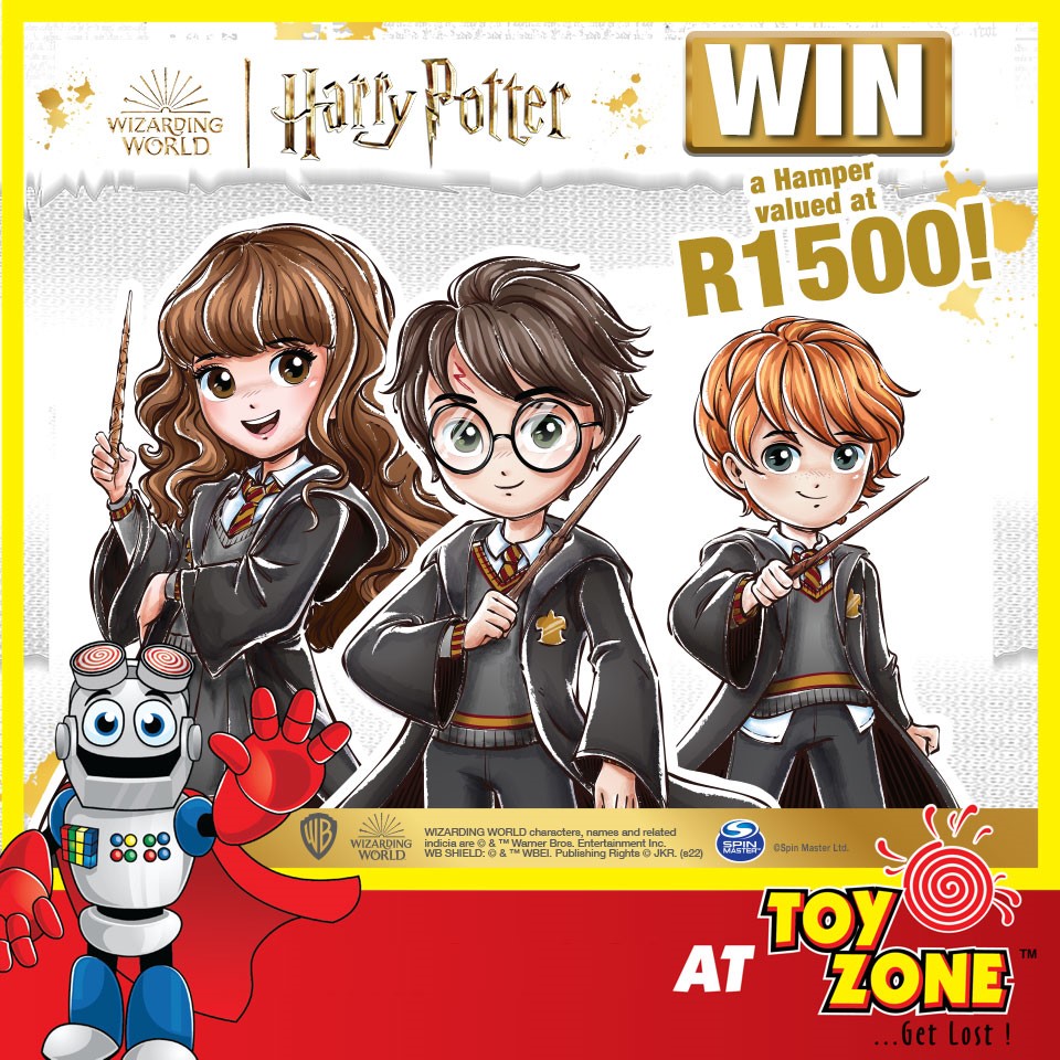 ToyZoneZoink's tweet photo. #WIN a #HarryPotter hamper valued at R1500!
All you have to do is Like, Share and tell us your favourite Harry Potter quote in the comments section below?
#ToyZone #Zoink #WinWithToyZone https://t.co/S31j650d16