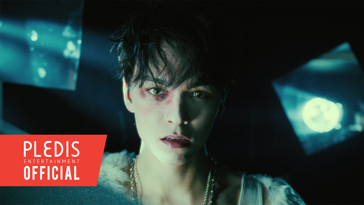 Seventeen's Vernon unveils fiery 'Black Eye' concept photos