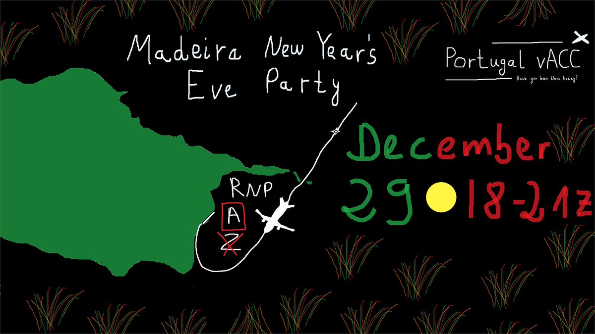 2022 is coming to an end. What better way is there to celebrate the New Year than by flying to Madeira for the fireworks?

Join us on December 29, and fly into LPMA between 18 and 21 UTC.

Book your slot now at slots.portugal-vacc.org

<a href="/vatsim/">VATSIM</a> @vateud