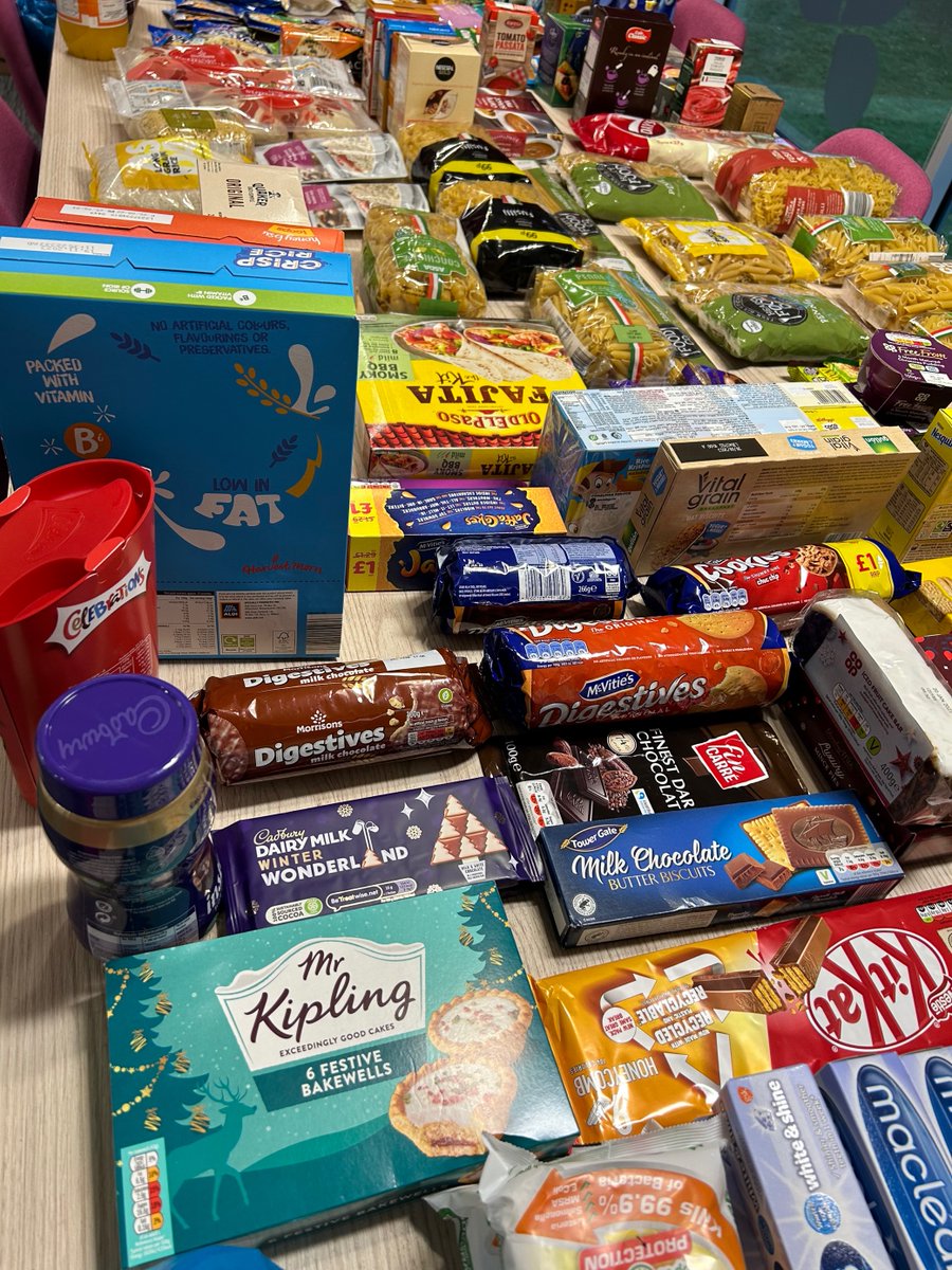 OpenStudyColl's tweet image. Over the past week, we have been busy collecting food and toiletries to donate to local social supermarket @AroundAgainCB! We are so pleased to have collated so many goods to give to people in need this Christmas, and we hope lots of families will benefit from the contribution 🙌