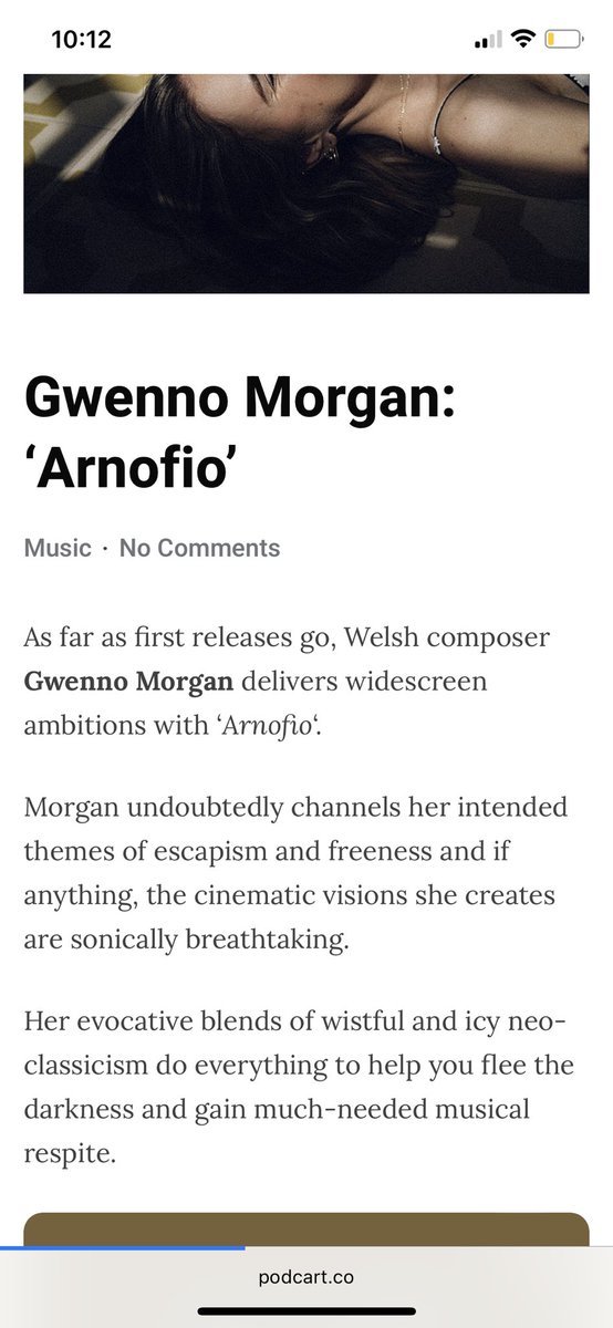 Diolch @podcartofficial !

podcart.co/gwenno-morgan-…