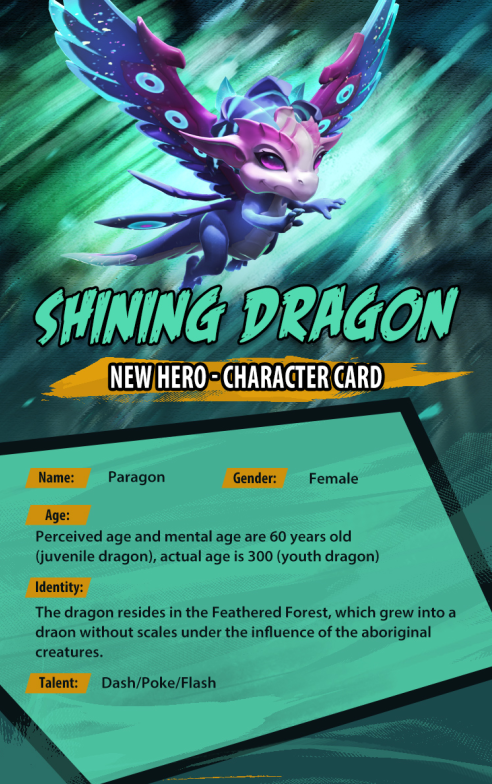 AutoChess_Moba's tweet photo. New Hero - Character Card
👉Shining Dragon
#AutoChessMoba #ACM #Moba https://t.co/miLPJjOgAw