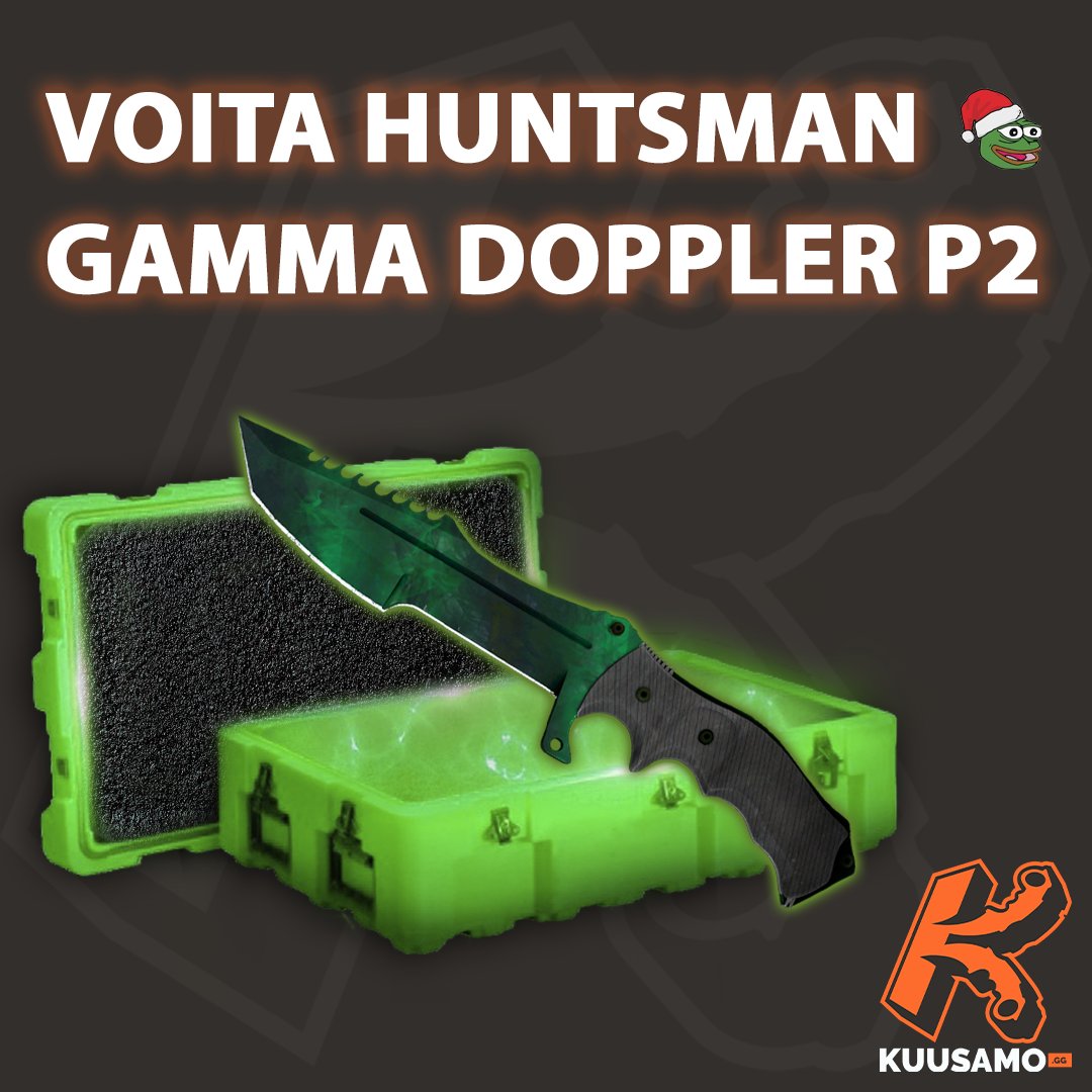 KUUSAMO.gg (@kuusamogg) on Twitter photo Aloita uusi vuosi terĂ€vĂ€llĂ€ đ„
đ Retweettaa tĂ€mĂ€ twiitti
đ Seuraa <a href="/KUUSAMOgg/">KUUSAMO.gg</a>
đ§ TĂ€gÀÀ pelikaveri lisĂ€arpaa varten
Palkinto: â
Huntsman Knife | Gamma Doppler, phase 2
Arvonta 1.1.2023. (Vain suomalaisille / only Finnish)
#KUUSAMOgg #esportsfi #csgofi Aloita uusi vuosi terĂ€vĂ€llĂ€ đ„
đ Retweettaa tĂ€mĂ€ twiitti
đ Seuraa <a href="/KUUSAMOgg/">KUUSAMO.gg</a>
đ§ TĂ€gÀÀ pelikaveri lisĂ€arpaa varten
Palkinto: â
Huntsman Knife | Gamma Doppler, phase 2
Arvonta 1.1.2023. (Vain suomalaisille / only Finnish)
#KUUSAMOgg #esportsfi #csgofi