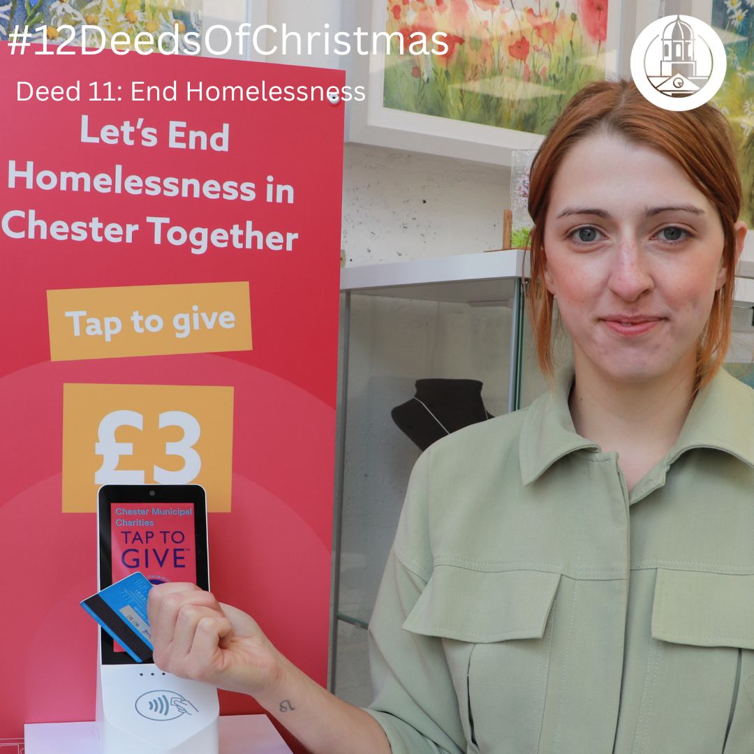 BluecoatChester's tweet photo. The twelve deeds of Christmas!
Day 7: End Homelessness
#christmas #12deedsofchristmas #chester #giveback #charity https://t.co/AzhQGTdjiP