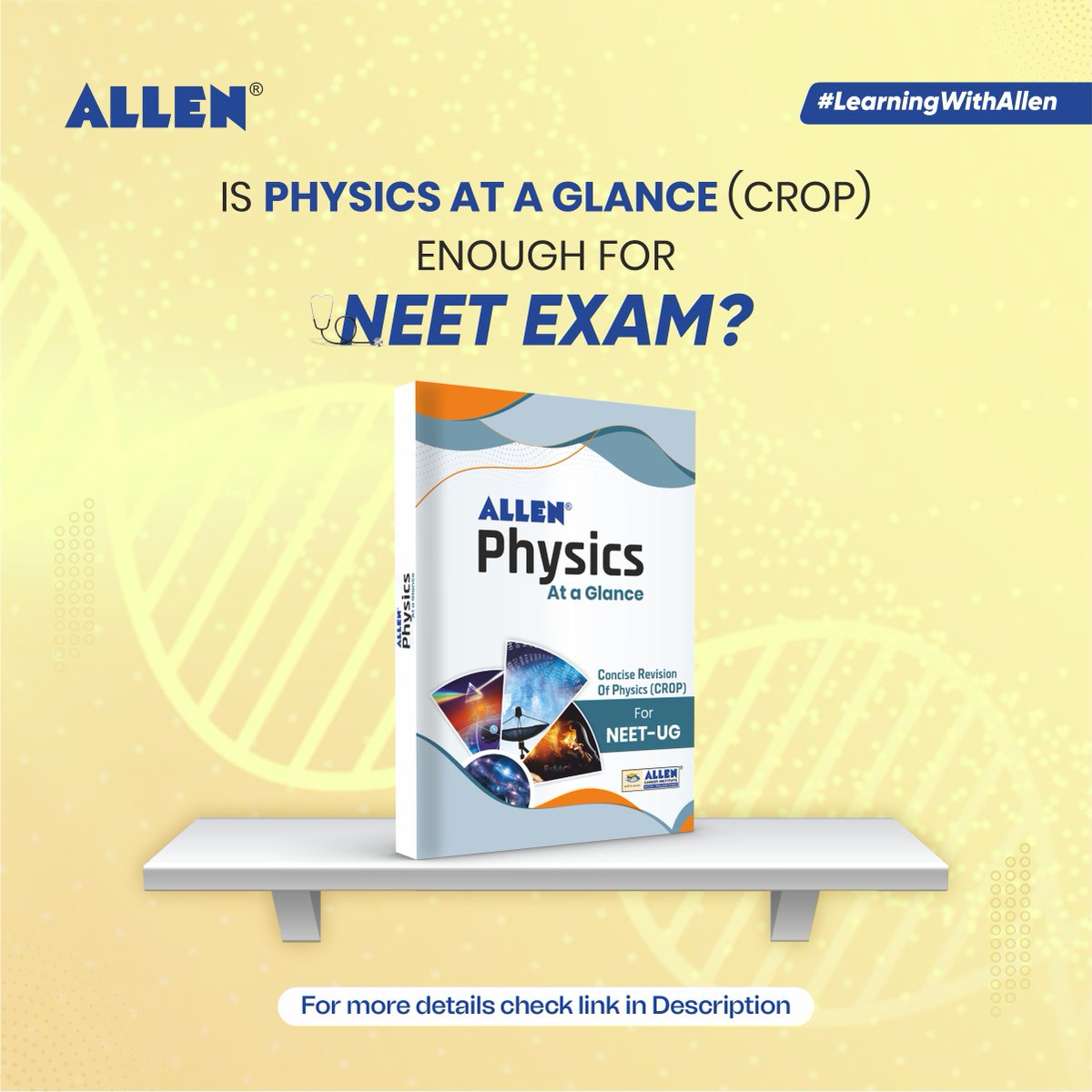 ALLENkota's tweet photo. 🔍Looking for Perfect Revision Notes for Physics for NEET UG?
👉🏻You've reached the right place...
💯 Get ALLEN Physics At a Glance (CROP) to revise the Physics concepts and memorize them in an easy way.
✅ Read here: https://t.co/Wj1OBQ4upm
#LearningWithALLEN #BiologyHandbook https://t.co/9JIzjX8tSu