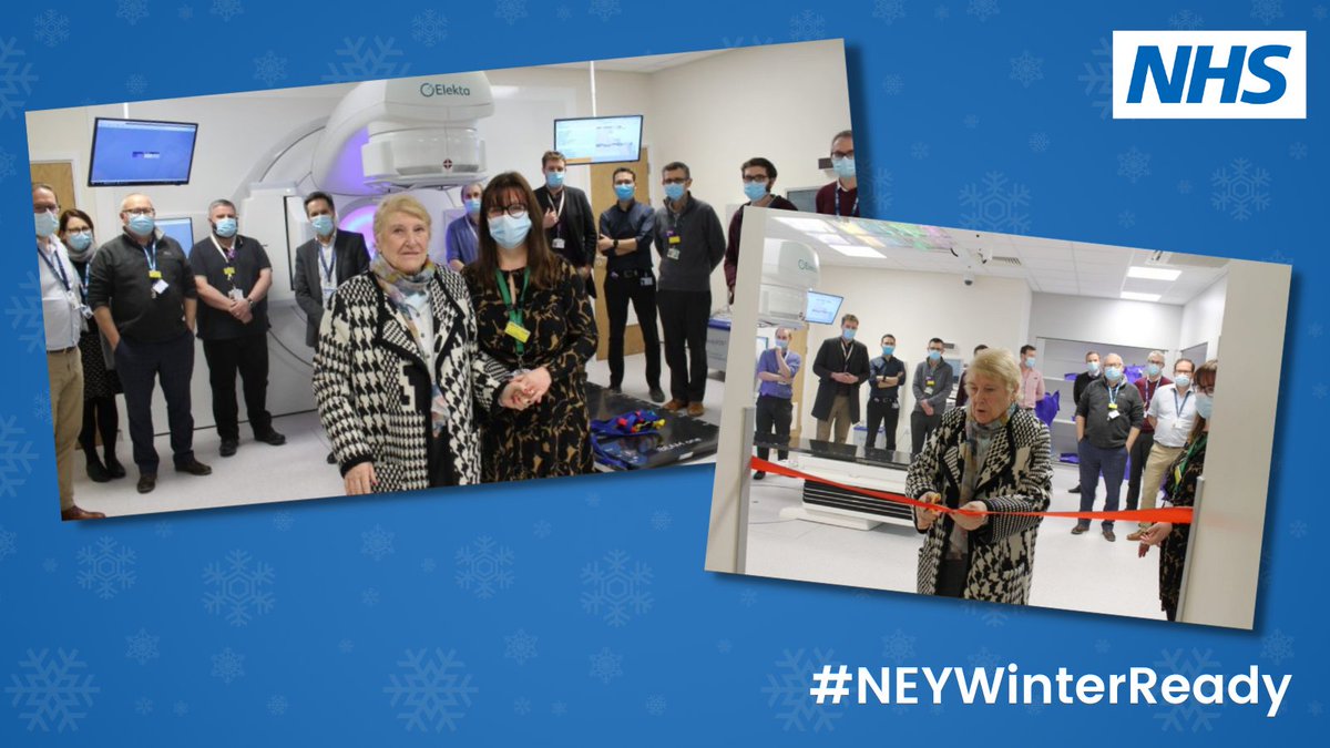 🧵A new £2.5million linear accelerator at The James Cook University Hospital is now officially open &amp; providing leading edge radiotherapy!

82-year-old Brenda was the first patient to be treated using the new machine for radiotherapy to treat a lung tumour.

#NEYWinterReady⬇️More