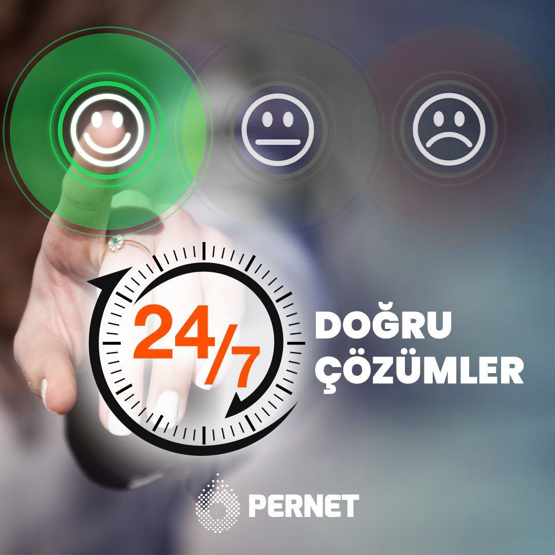 Pernet olarak, deneyimli ekibimizle sektörel hizmet ve çözümler için 7/24 yanınızdayız.