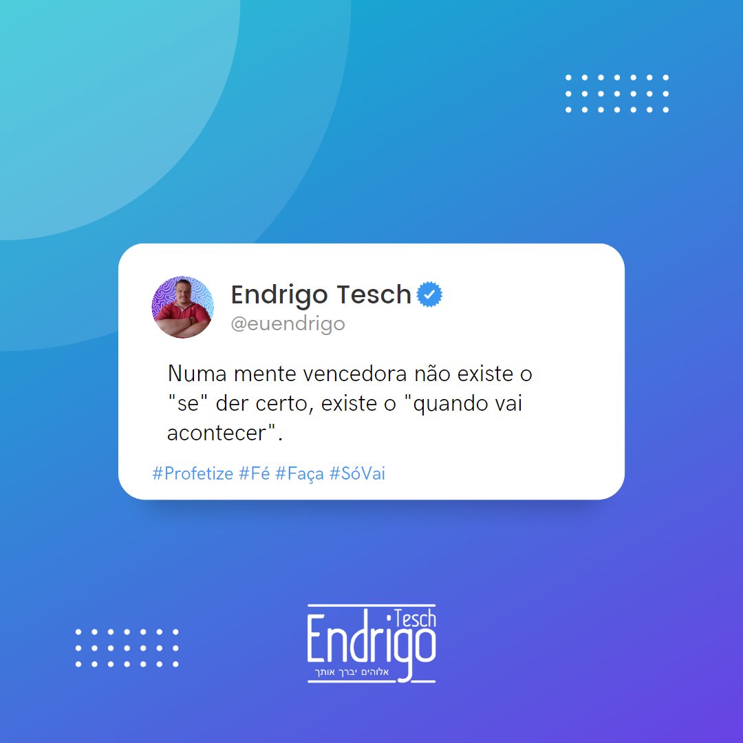 euendrigo's tweet photo. Pega essa frase pra você e só vai! 😀🚀

#EuSouImparável #SejaFoda #VaiQueVai #PegaaVisão #VamuKiVamu #SouCronos #DivulgaQueVende #ComunicaçãoCriativa #FicaExperto #mktdigital #marketingdeconteudo #criacaodeconteudo #estrategistadevendas #estrategistadeconteudo #gestordetrafego https://t.co/QdMgYSHLWI