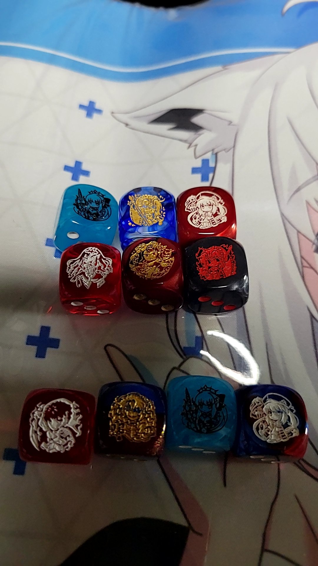 優先配送 幻想骰子】FGO fate 6面ダイス/サイコロ ルーラー ジャンヌダルク カチューシャ・被り物・帽子