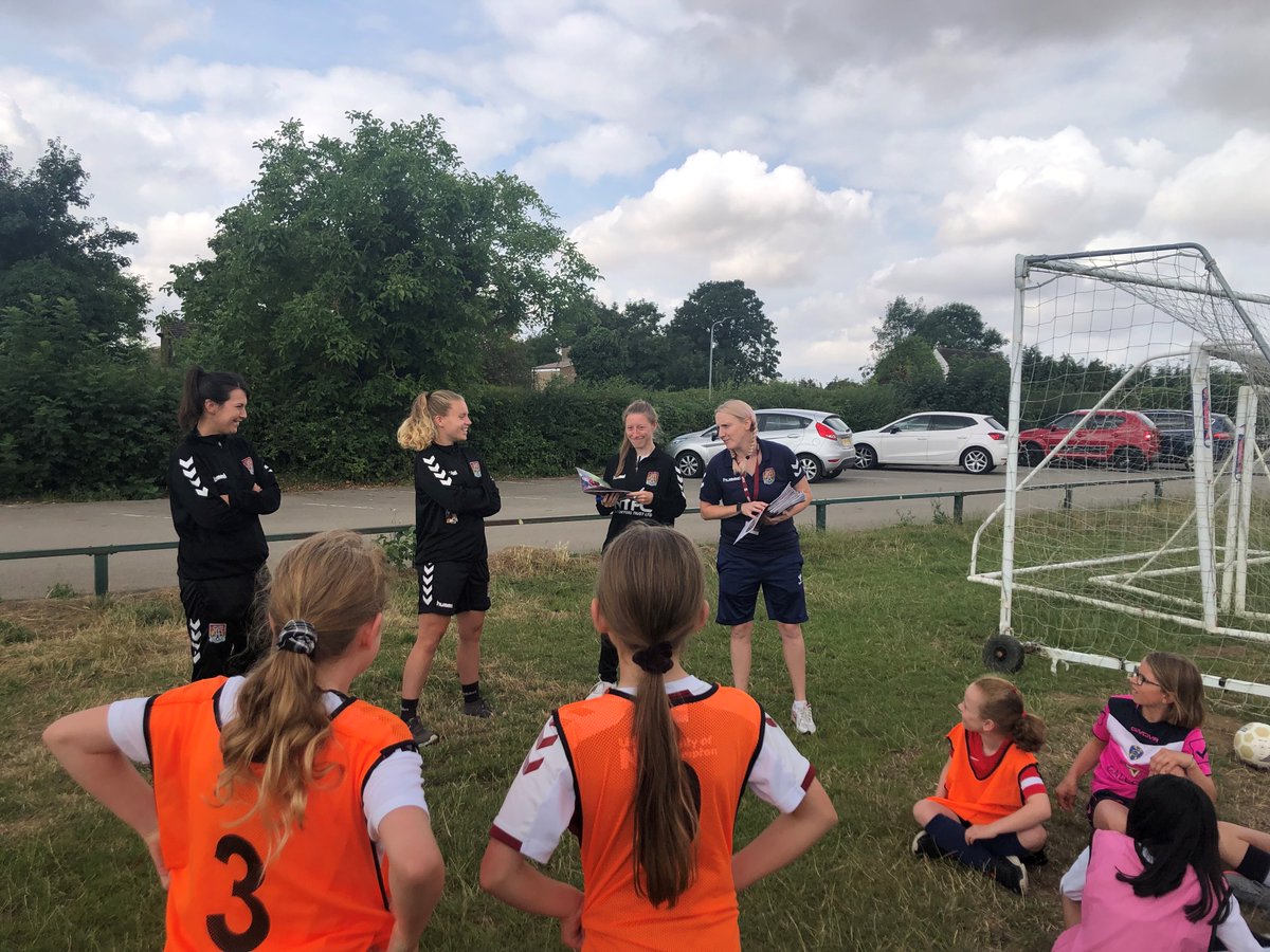 NTFC_CT's tweet photo. NTFC CT 2022 Recap: July🤝
July brought the warm weather & the @ntfc #ClubOpenDay, a great chance to meet some players & take part in club wide activities!
We also delivered a girls football takeover day & hosted a girls holiday course at @HarpoleFC ⚽️
#ProudToBe #ntfc https://t.co/FeIy9Kl0Db