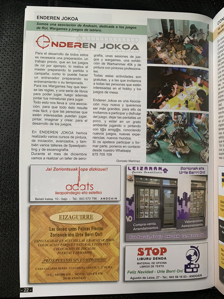 Gracias <a href="/hementxe/">fatima aparicio</a> por vuestra publicación. Eskerrik asko.
 <a href="/AndoaingoUdala/">Andoaingo Udala</a> <a href="/BasteroAndoain/">Bastero Kulturgunea</a>