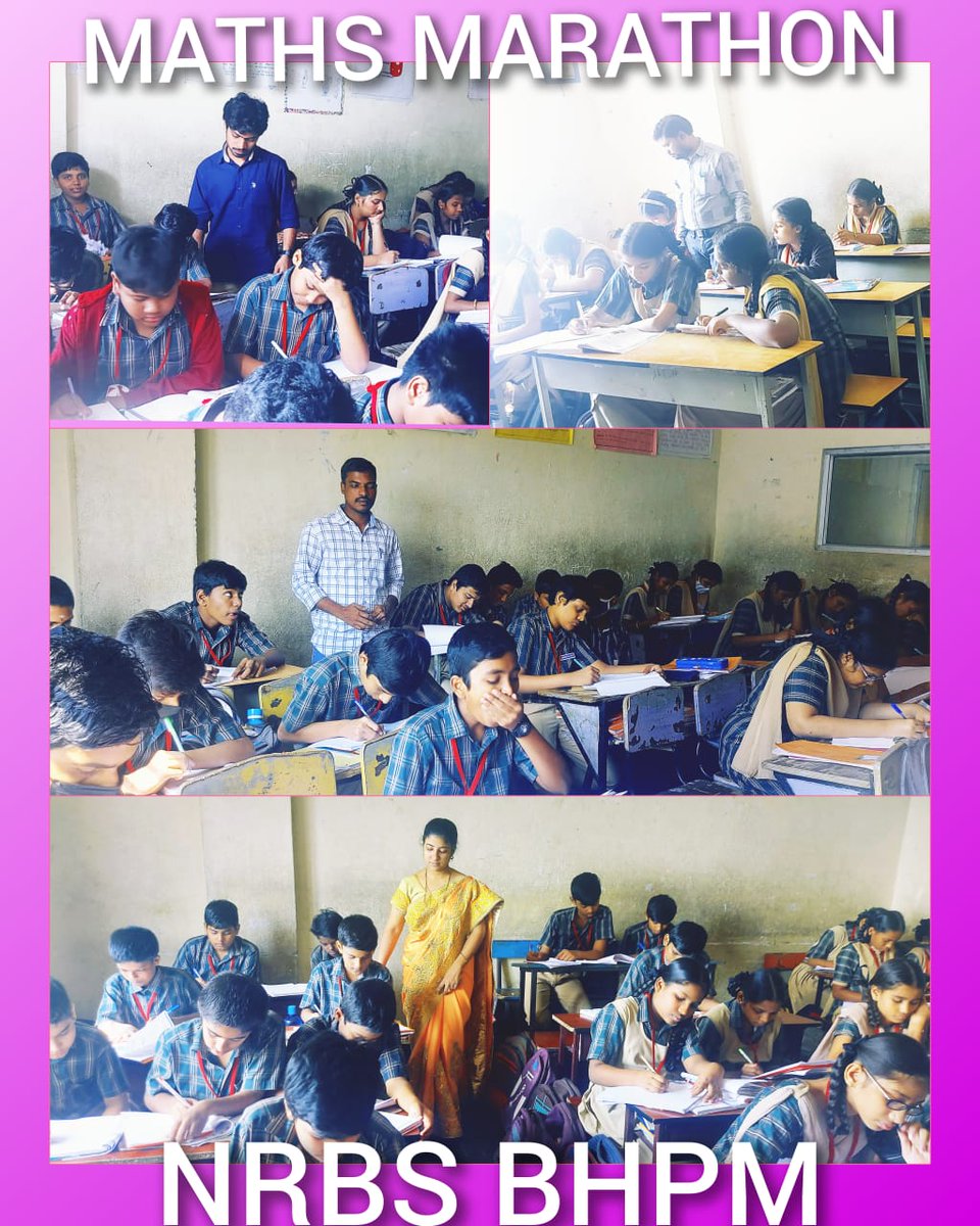 rbshroperations's tweet photo. Maths Week #MathsMarathon #WeekLongCelebrations #RavindraBharathiGroupOfSchools https://t.co/e0ecuHU79O
