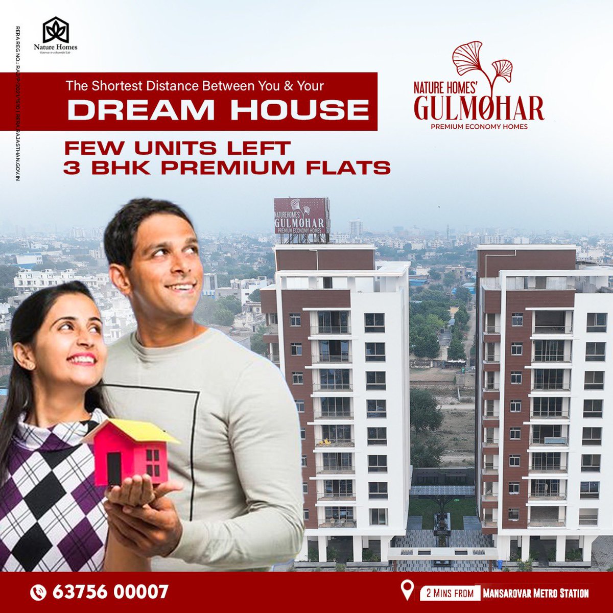 naturehomespace's tweet photo. The comfortable home is presenting the blissful life ahead of you.

|| Nature Homes || • 3BHK flats starting from ₹88 Lacs (Inclusive of Maintenance, Car Parking, GST, Club House Charges)

Call us at : 6375600007
Email : info@naturehomes.in
Website : https://t.co/73510Ru2S3 https://t.co/AYp0kFmKPL