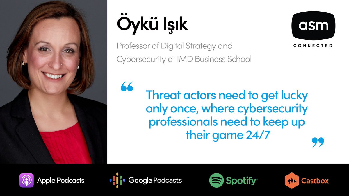 ASMTechnologies's tweet image. Have you caught up with episode 5 of #ASMConnected with Öykü Işık? 

Öykü shares the precautions that businesses should be taking to protect themselves from the impact of #cyberattacks: s.asmtech.com/oyku-isik

#digitalethics #dataprotection #cybersecurity #privacy