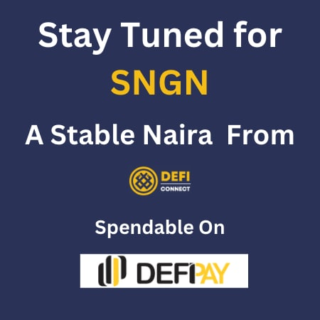 deficonnect's tweet photo. Deficonnect is repositioning for the new phase of the Giant of Africa.
Hello #SNGN
Transactions with #DFC on #Defipay are free https://t.co/BgshoJzzLv