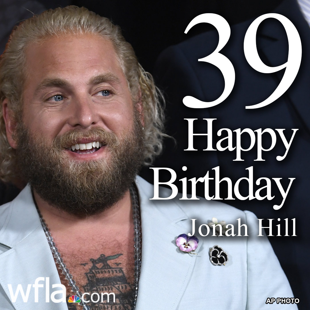 HAPPY BIRTHDAY :  Actor Jonah Hill is celebrating his 39th birthday today.  