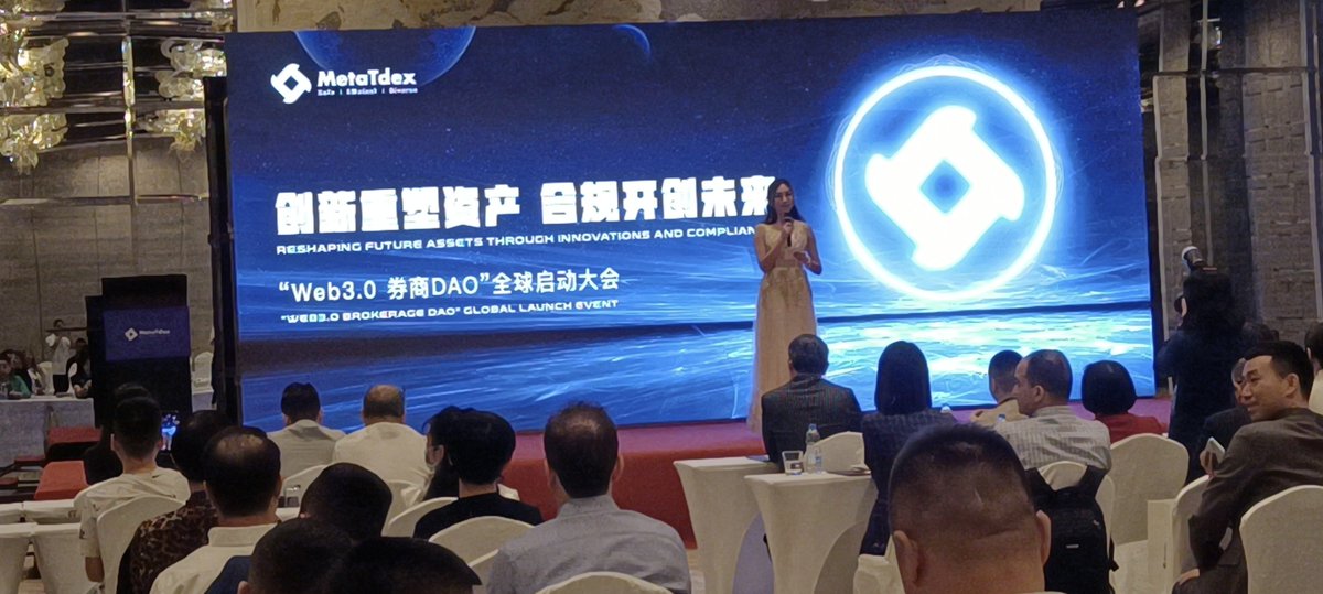 MetaTdex's tweet photo. The global launch event of the MetaTdex "Web 3.0 Brokerage DAO" has officially started!
Stay with us.
#MetaTdex #MetaAsset #CrossChain #Dubai https://t.co/5Wim85OWpC