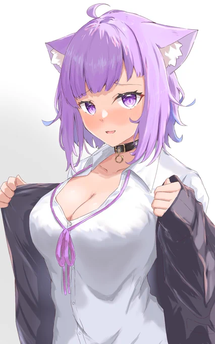前描いたおかゆんに加工を加えてみました←加工前 加工後→ 