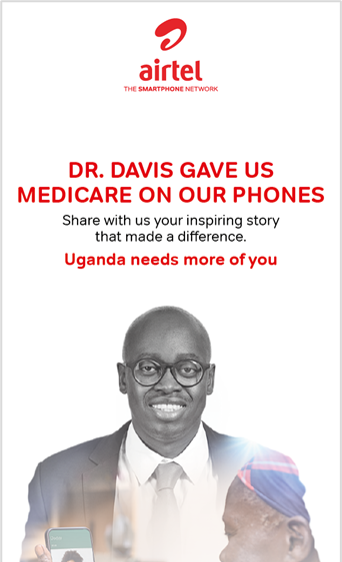 Airtel_Ug's tweet photo. We thank all Ugandans who shared their stories and have been with us through out this journey.

Special thanks to our champions; Mama Ela of katogo service, Dr.@Davisthedoc of @RocketHealthUG, @DicksonMushabe of @DolphinFund.

#UgNeedsMoreOfU https://t.co/FHUC6e96Cx