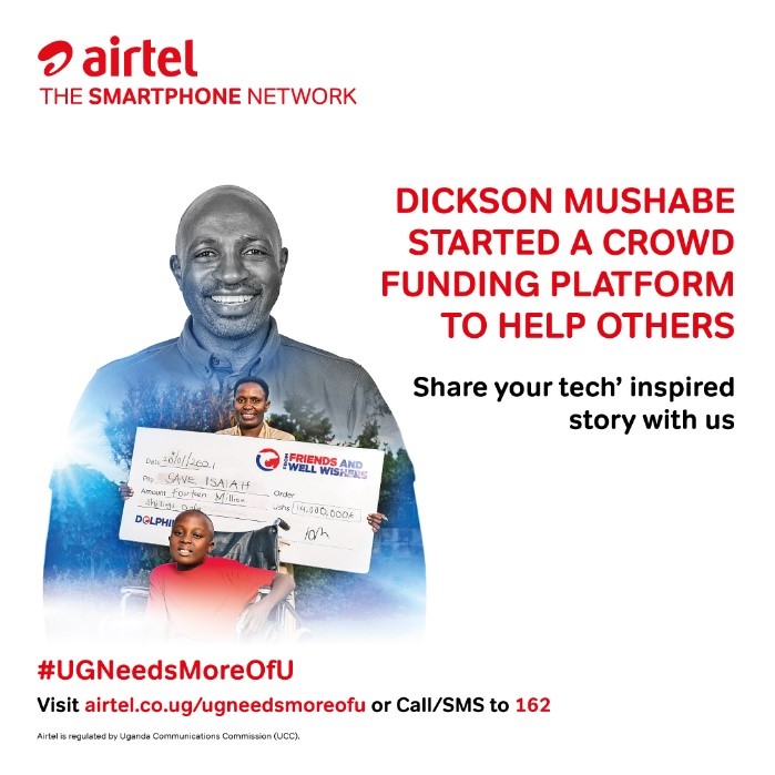 Airtel_Ug's tweet photo. We thank all Ugandans who shared their stories and have been with us through out this journey.

Special thanks to our champions; Mama Ela of katogo service, Dr.@Davisthedoc of @RocketHealthUG, @DicksonMushabe of @DolphinFund.

#UgNeedsMoreOfU https://t.co/FHUC6e96Cx