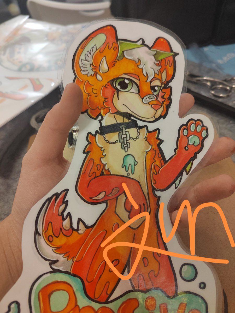 JunHeavyCruiser's tweet photo. Handdrawn Furry Badge!
OC:Prosiva the noxious hyena.
是手绘兽牌哒!
是自家OC:Prosiva.
#furry #furryart #furrybadge
#handmade #handdrawn #markpen #markings https://t.co/fB98tz08Gg
