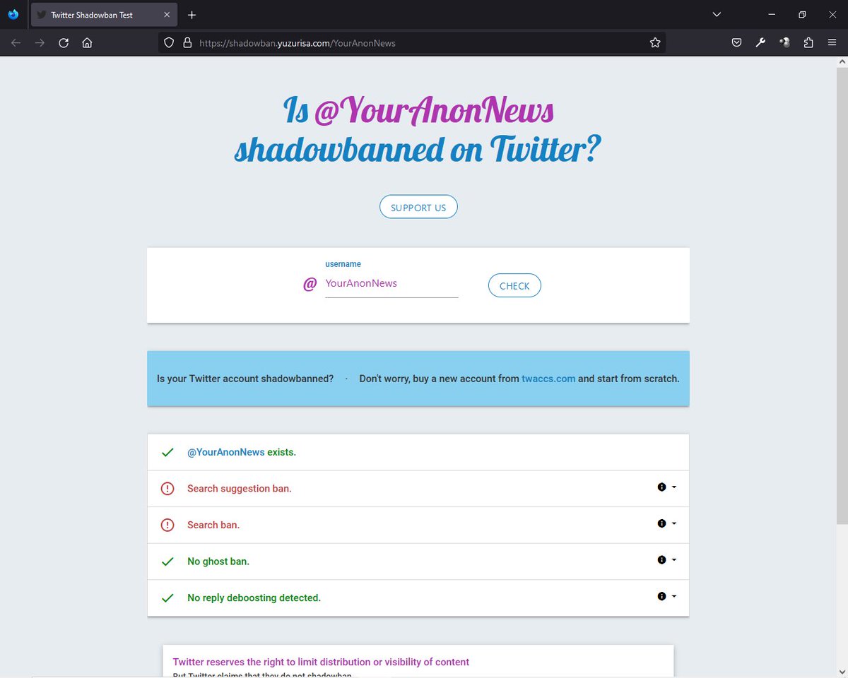 ⚠️ Our brother <a href="/YourAnonNews/">Anonymous</a> Twitter has his account banned from the search system.
She is in danger of being suspended, she has already been suspended once.

🗣️📢 It is our and your best speaker due to the large number of followers it has since 2011

#FreeYourAnonNews #Anonymous