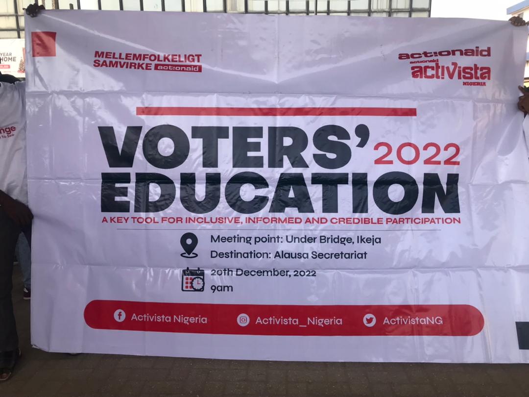Ongoing voters' Education in the streets of lagos. #YourDecisionYourFuture
#MakeYourVoteCount
#CollectYourPVC <a href="/BornoActivista/">Activista_Borno</a> <a href="/Aksactivista1/">Aksactivista</a> <a href="/EnuguActivista/">ACTIVISTA_Enugu🆖</a> <a href="/ActivistaEkiti/">Activista Ekiti</a> @ACTIVISTA14 <a href="/activista_lagos/">Activista Lagos</a> <a href="/ActivistaNG/">ActivistaNigeria</a> <a href="/FaderoGbenga/">FAD⭐⭐</a> <a href="/ActionAidNG/">ActionAid Nigeria</a>