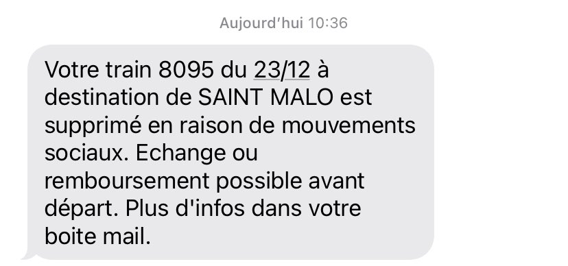 Tiphaine Mercier (@tiphainemrcr) on Twitter photo Coucou <a href="/GroupeSNCF/">Groupe SNCF</a> vous nâavez donc pas de limite dâannuler les trains de milliers de Français la veille de #Noel ? #grevesncf #train #sncf Coucou <a href="/GroupeSNCF/">Groupe SNCF</a> vous nâavez donc pas de limite dâannuler les trains de milliers de Français la veille de #Noel ? #grevesncf #train #sncf